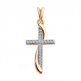 Золотая подвеска TALANT КР 307 с цирконием КР 307 фото